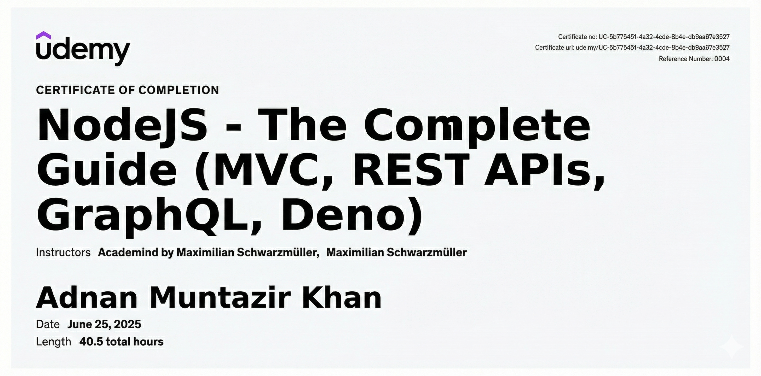 NodeJS - The Complete Guide (MVC, REST APIs, GraphQL)